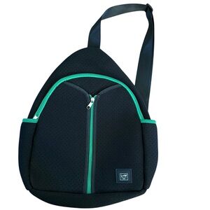 L+W Wellness Club Sling Pickleball‎ Bag Black